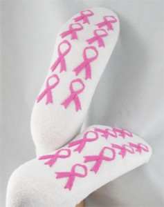 Breast Cancer Ribbons PromoTreds Socks